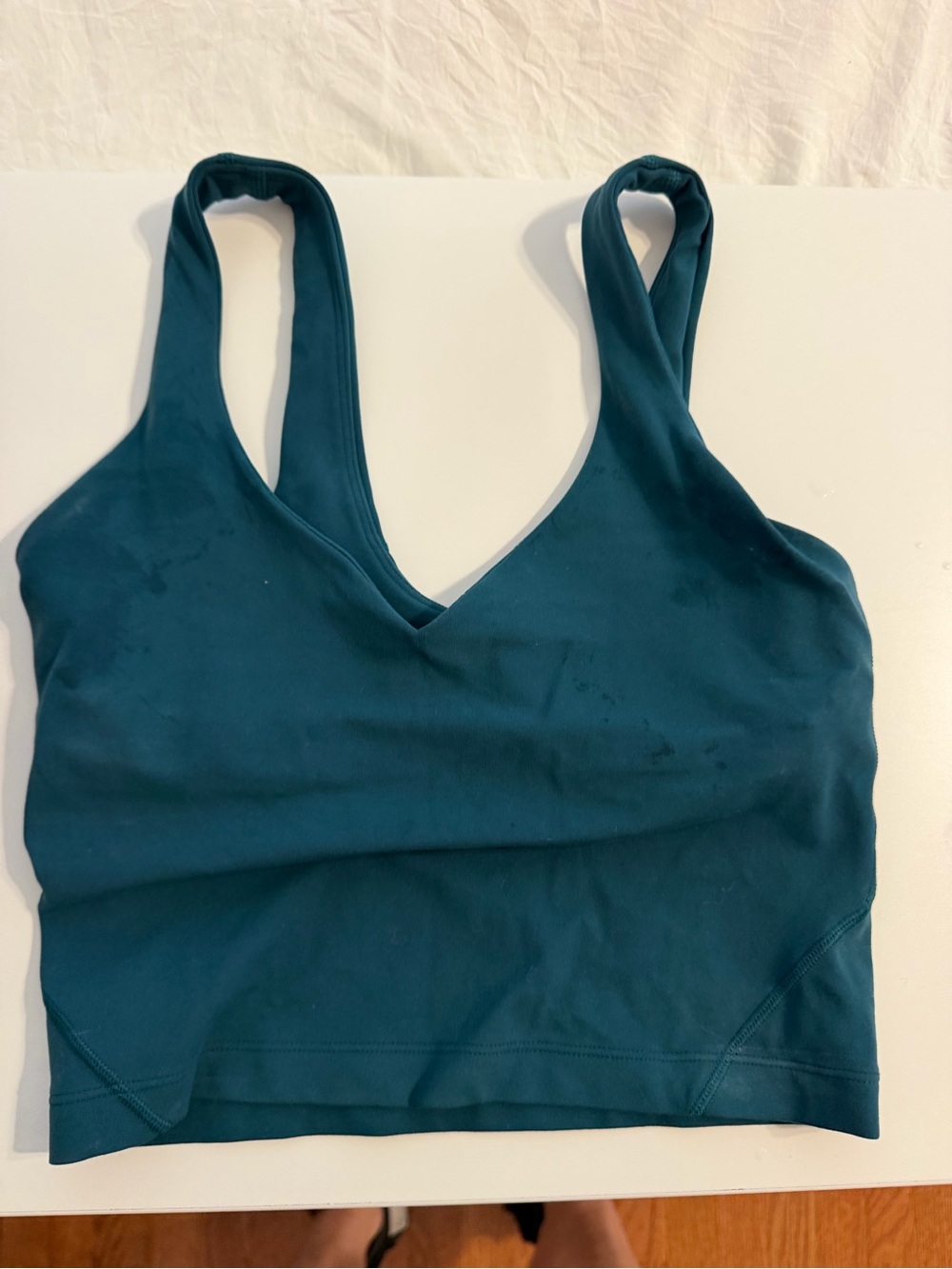 lululemon athletica Deep Teal V-Neck Sports Tank